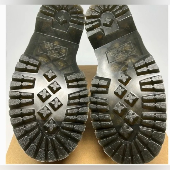 NEW DR MARTENS 1460 PASCAL MAX LEATHER PLATFORM BOOTS - Picture 9 of 10